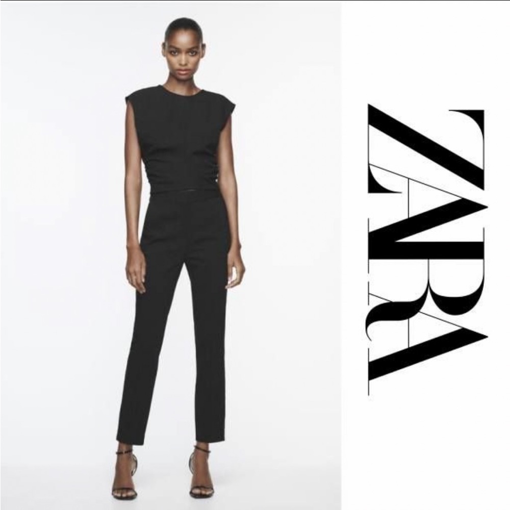 ZARA pants slacks trousers black size M chic & comfy for all occasions dress